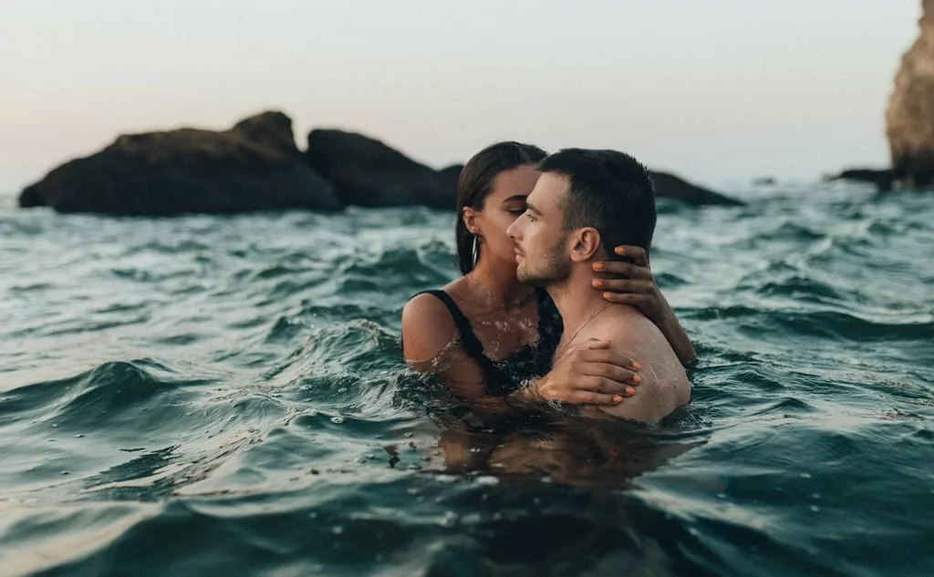 Couple in the Ocean
