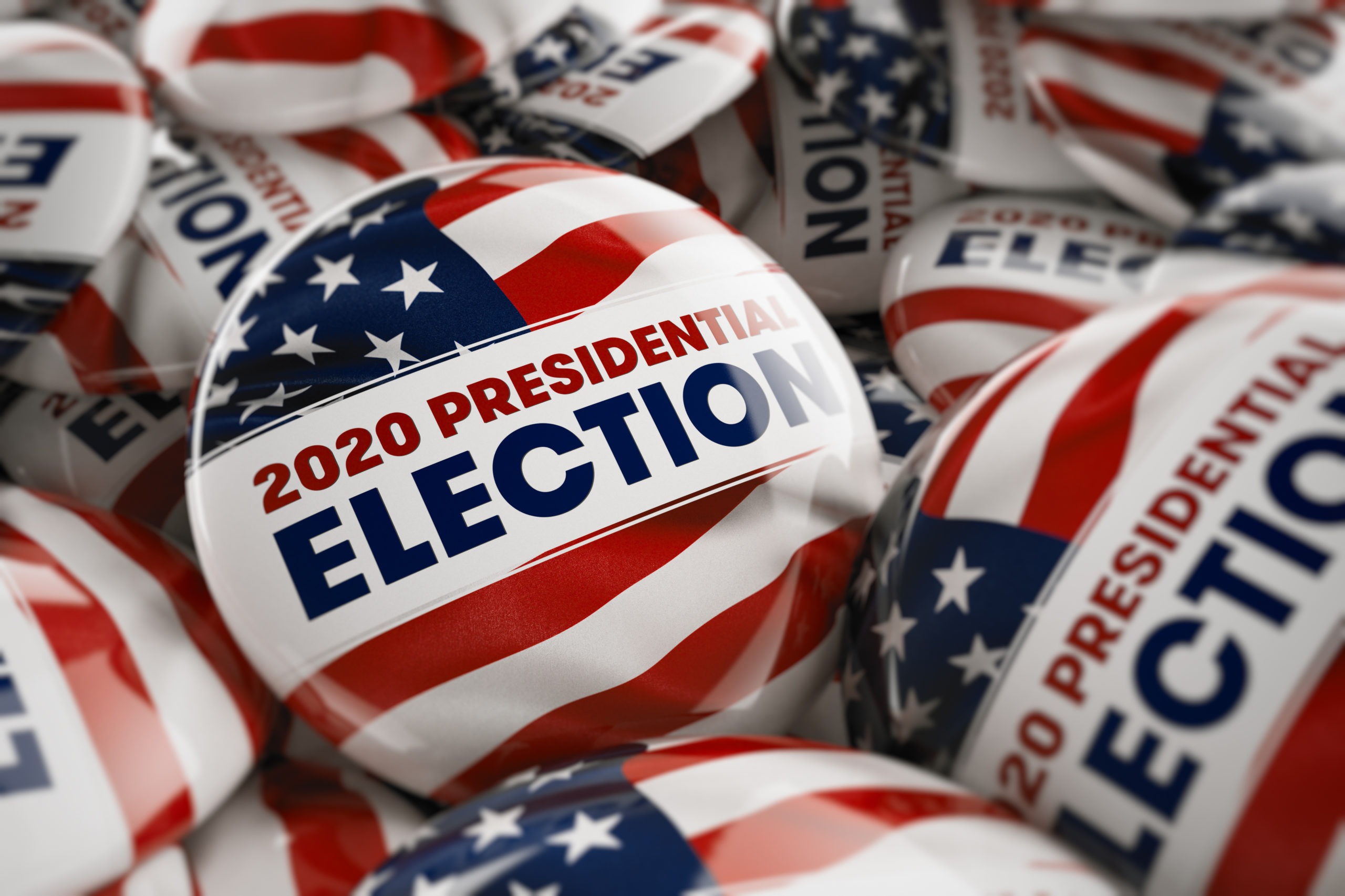 2020 Presidential Election Buttons