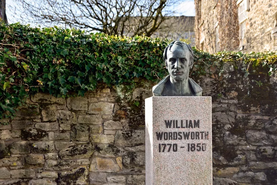 Statue of the poet William Wordsworth.