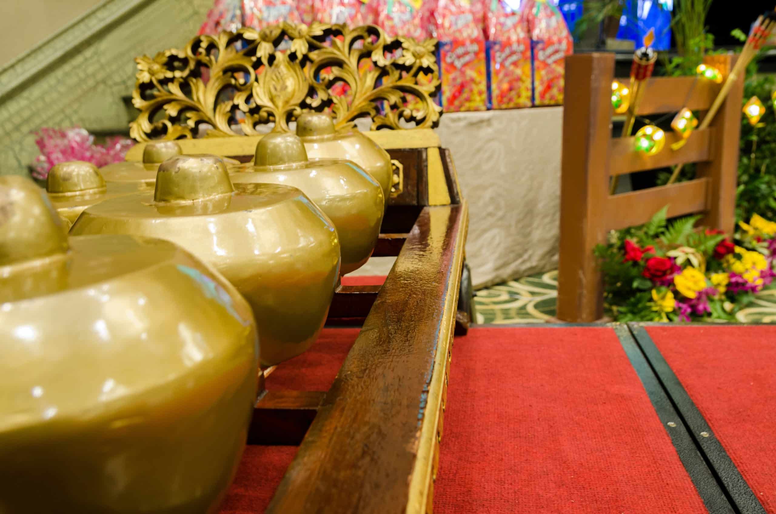 Set of Gamelan is traditional malay heritage music instrument.