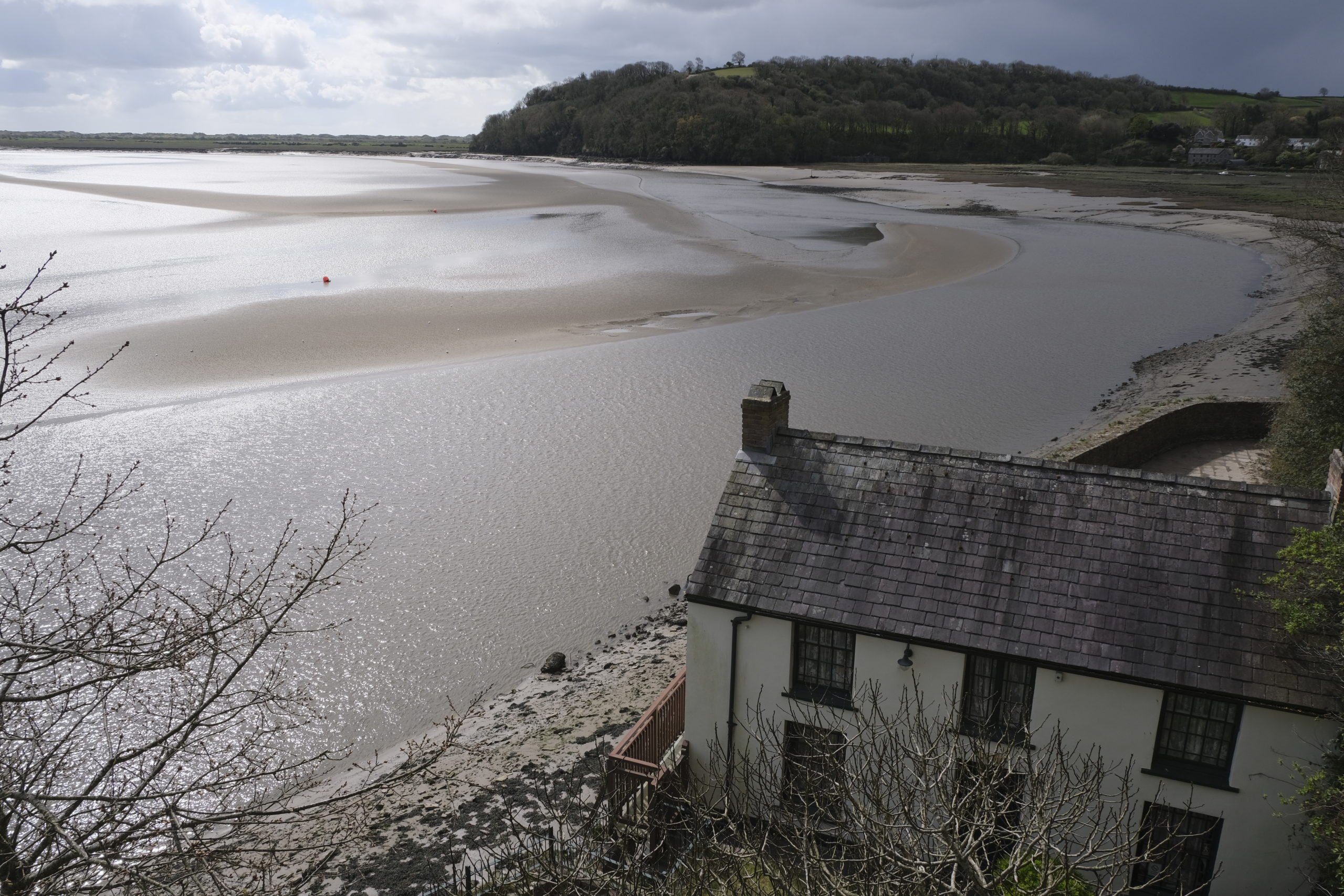 Dylan Thomas boathouse, Laugharne Wales