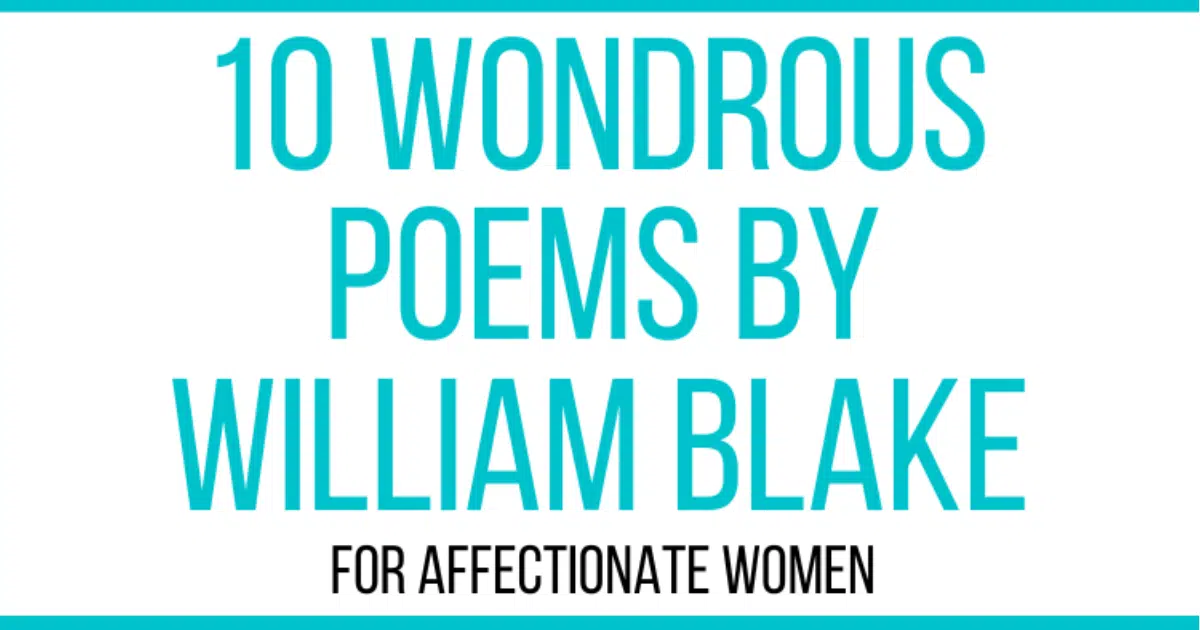 Featured poems by william blake