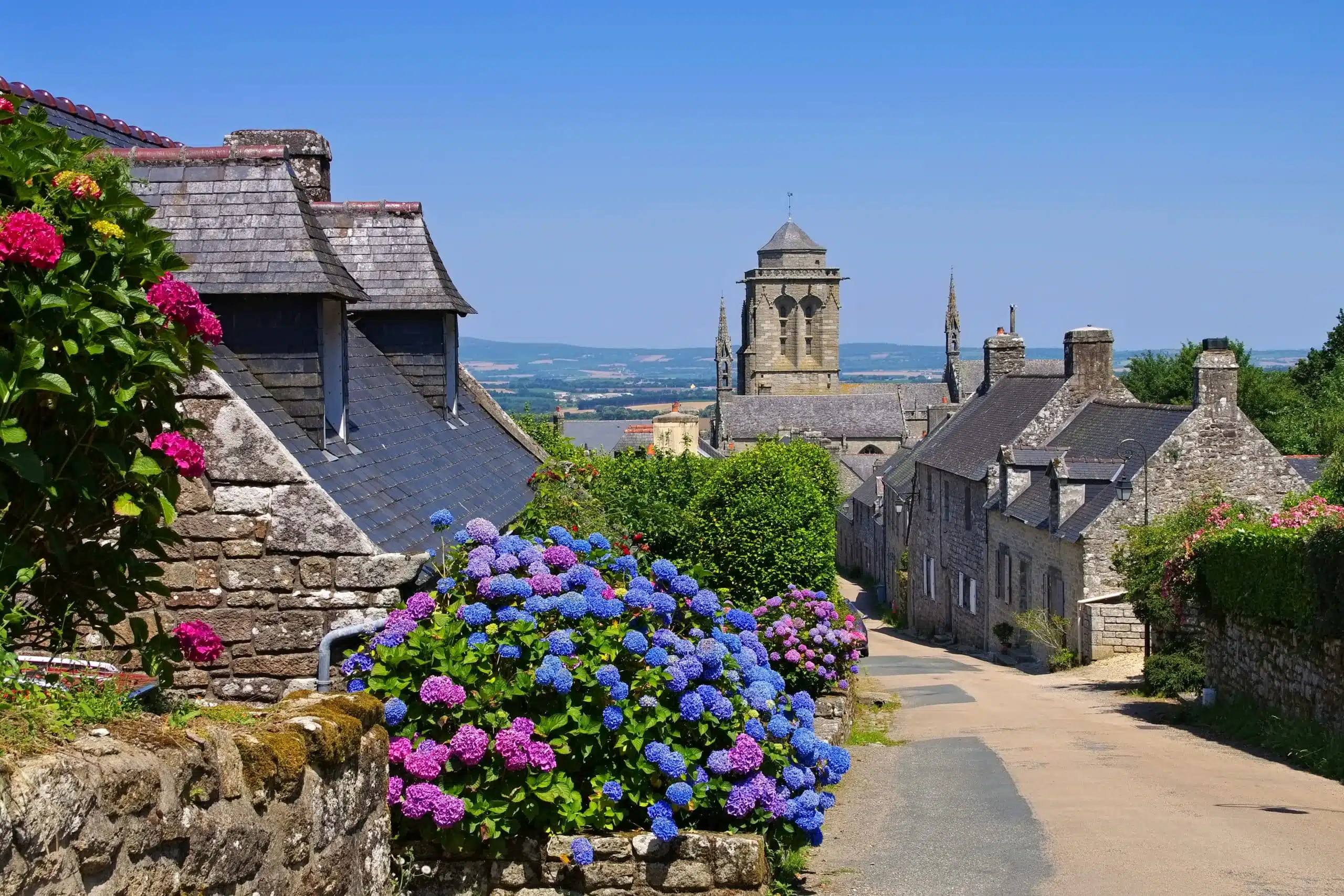 Medieval village of Locronan, Brittany