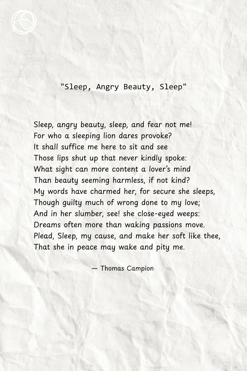 Sleep angry